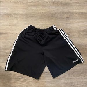Black adidas shorts Size medium
